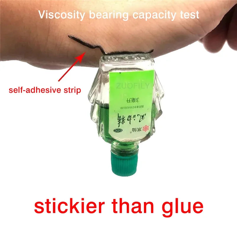 34 Pieces/Box Reusable Self-Adhesive Glue-Free Eyelash Glue Strip False Eyelashes Makeup Tools No Glue eyelashes Hypoallergenic Zpaxo