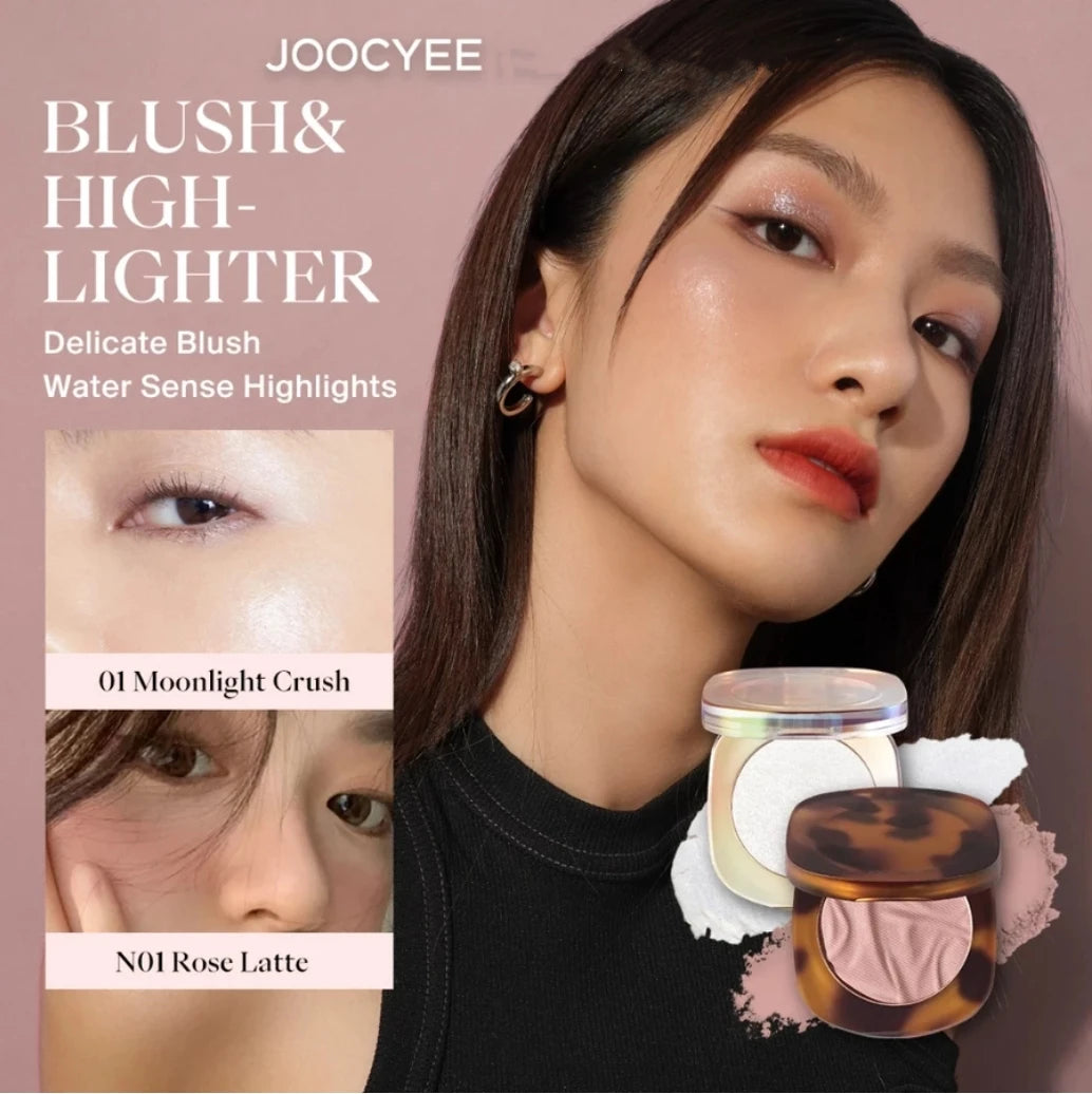 JOOCYEE BLUSHER HIGHLIGHTER Versatile Shades Long-lasting Zpaxo