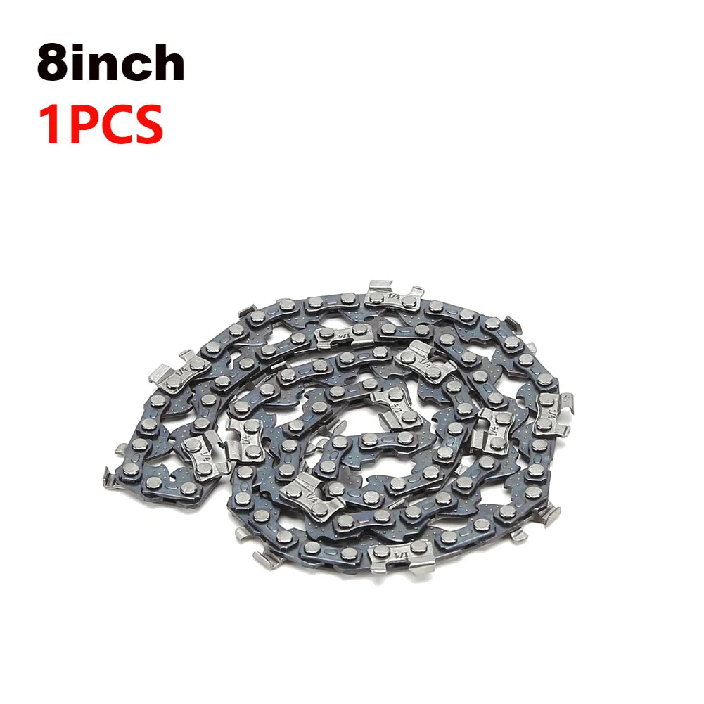 8/12 Inch Metal Saw Chain Spare Parts Electric Chainsaw Chain 3-1PCS Chainsaw Blades for Wood Branch Cutting Accessories Zpaxo 1PCS 8inch