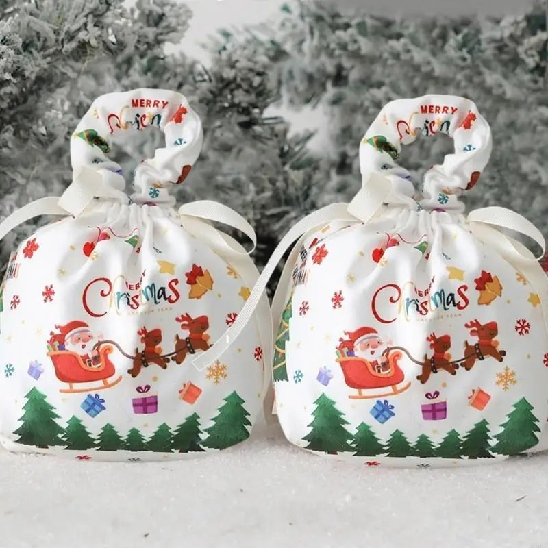 Christmas Supports Bag Cloth Efficient Decorative Storage Apples