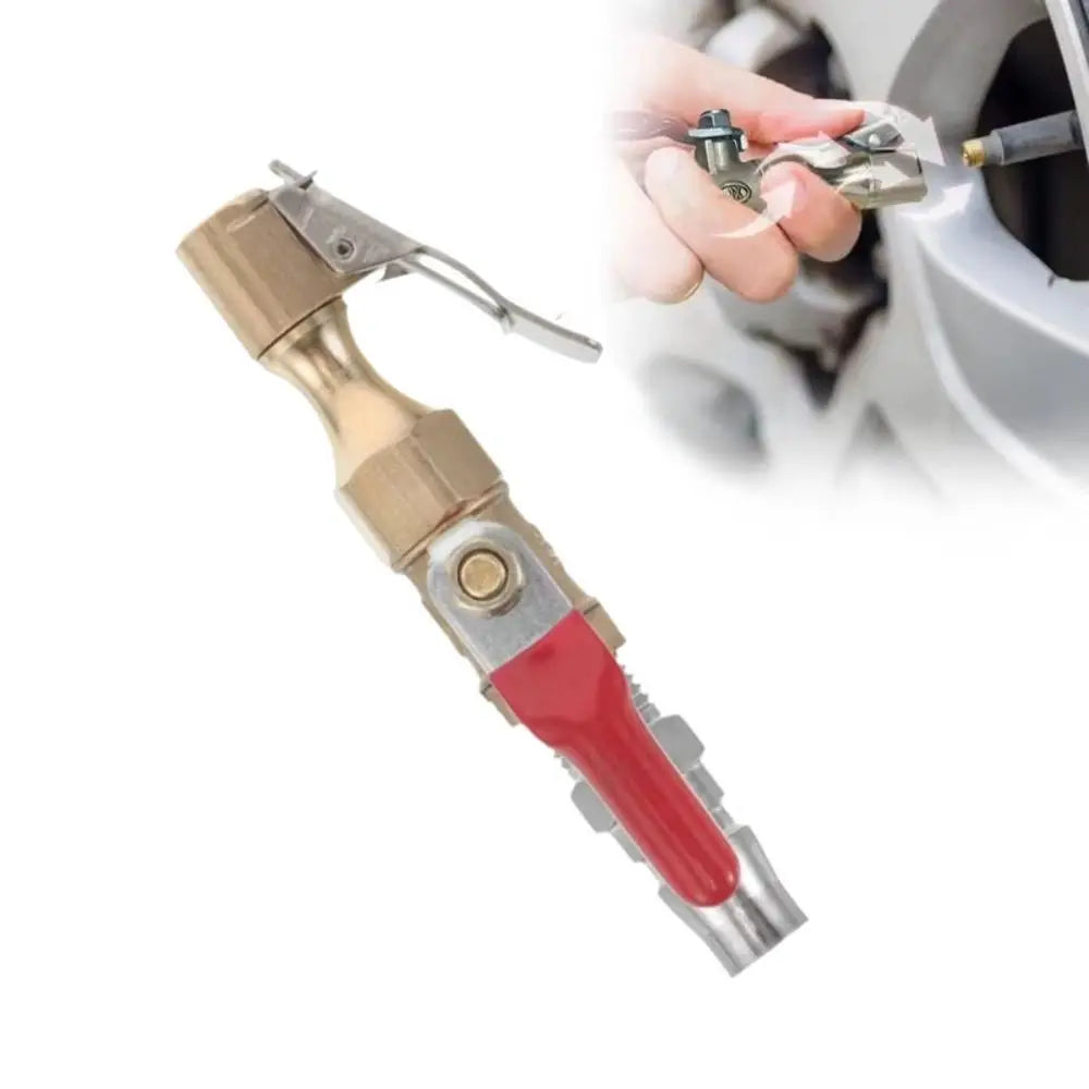Quick Release Tire Inflator Chuck Clip Inflation Valve Lock Design Air Zpaxo