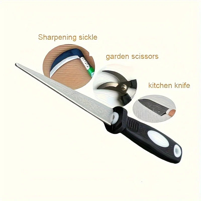 Double-Sided Diamond Knife Sharpening Stone – Flat & Curved Knife Sharpening Stone Zpaxo