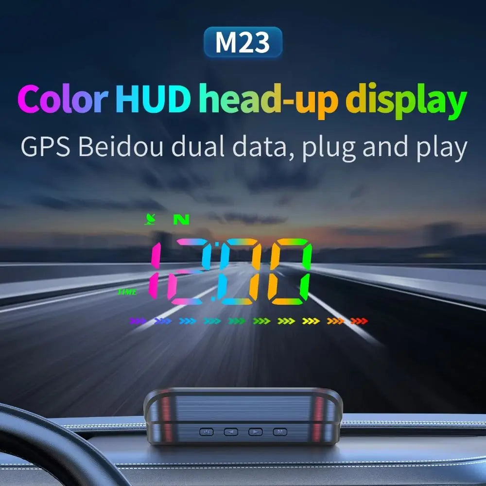 HUD Car Head Up Display Universal Portable Digital Speedometer Plug Zpaxo