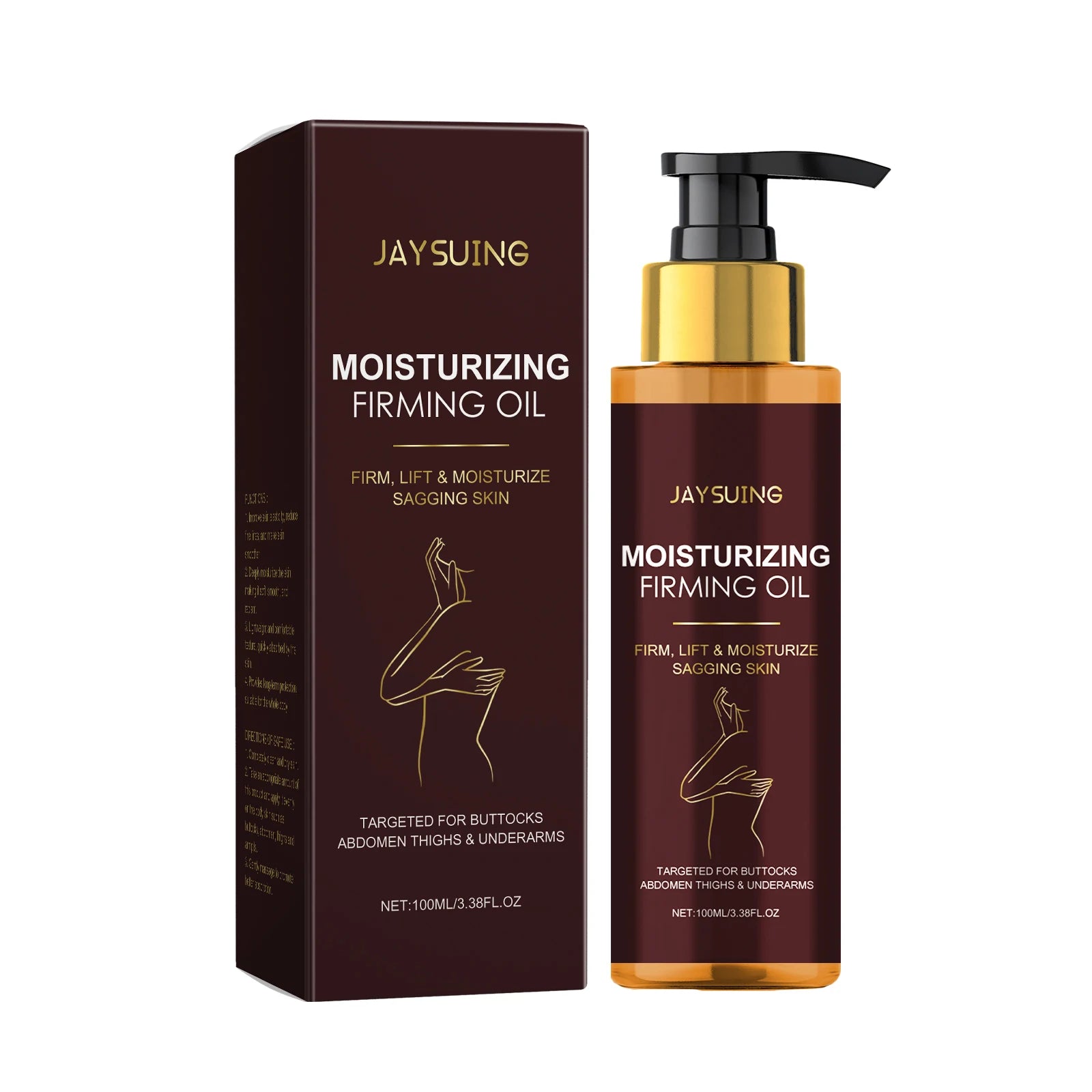 Jaysuing Tightening Body Oil – Firm, Moisturize & Lift Skin 100ml Body Treatment Oil Zpaxo 100ml Boxed