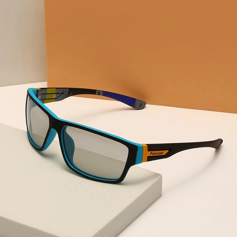 Photochromic Polarized Sports Sunglasses Men and Women Cycling Climbing Goggles Driving Sun Glasses UV400 Change Color Eyewear Zpaxo