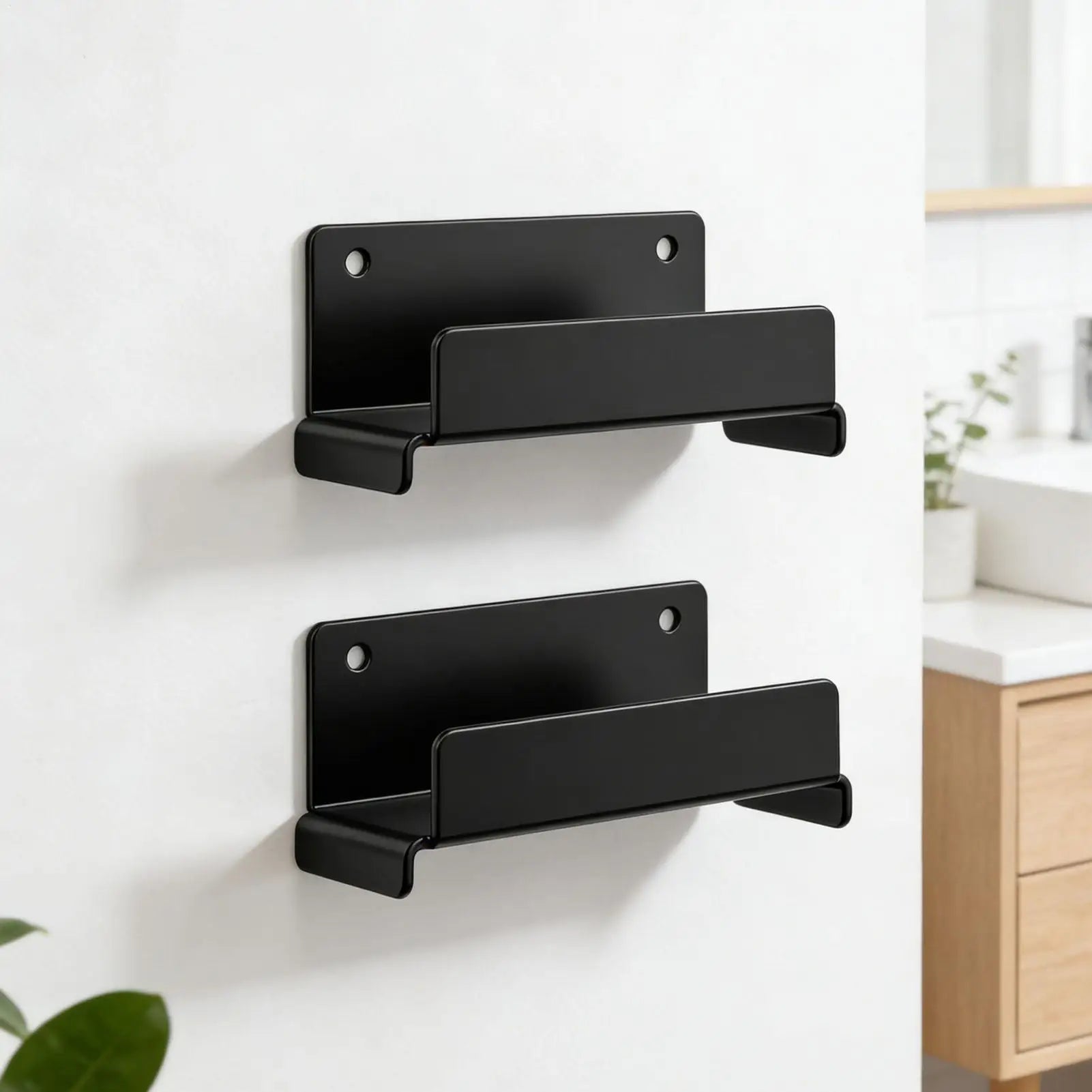 Ladder Holder Space Saving Steel Organizer Storage Hooks Garage