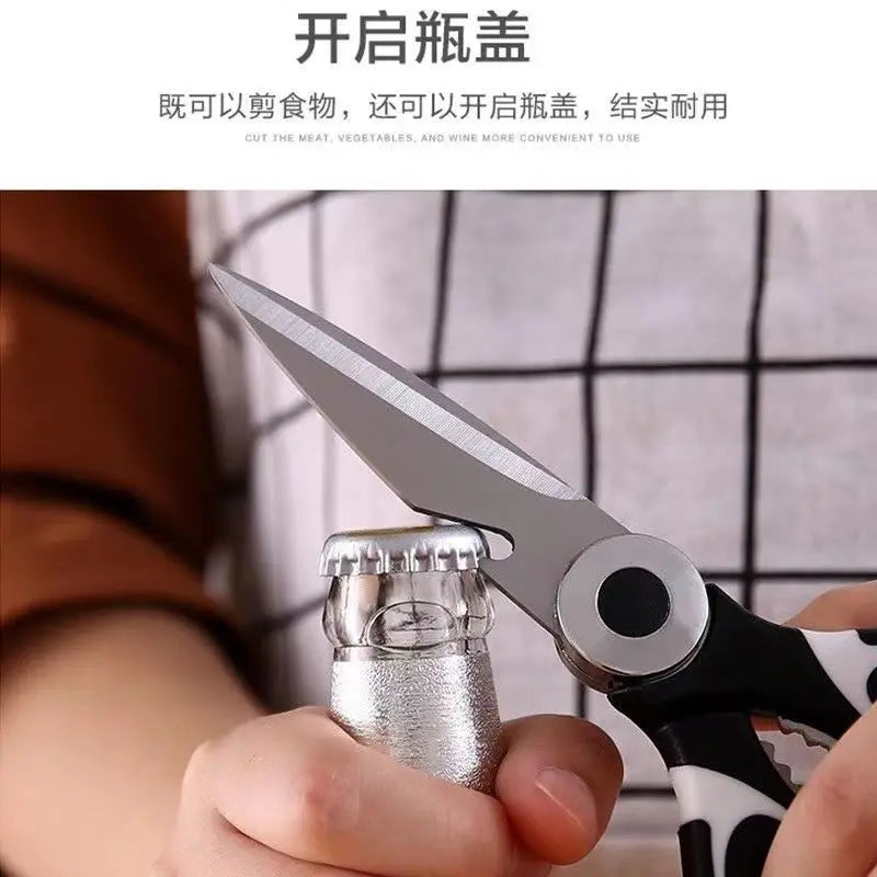 Multifunctional Stainless Steel Kitchen Scissors Gadgets Scale Zpaxo