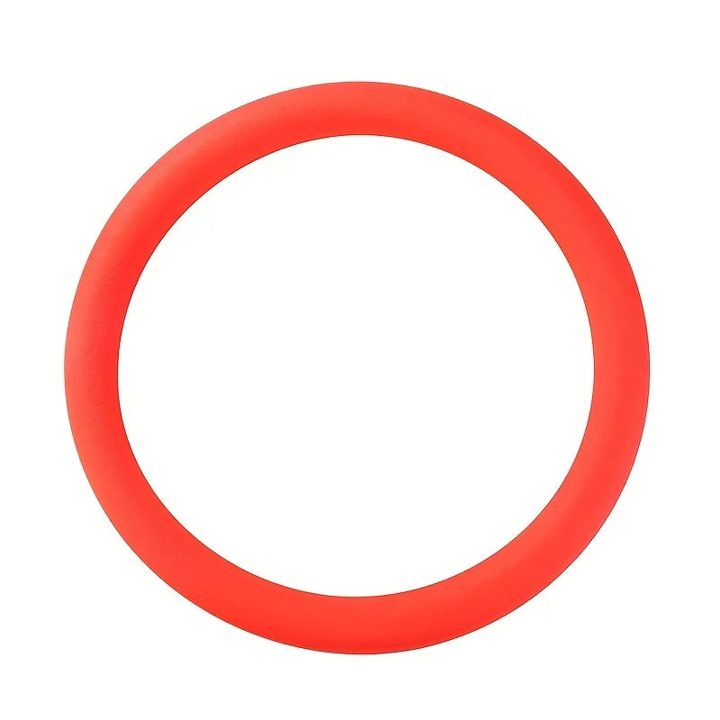 Silicone Steering Wheel Cover – Non-Slip, Soft & Universal Fit Steering Wheel Cover Zpaxo Red