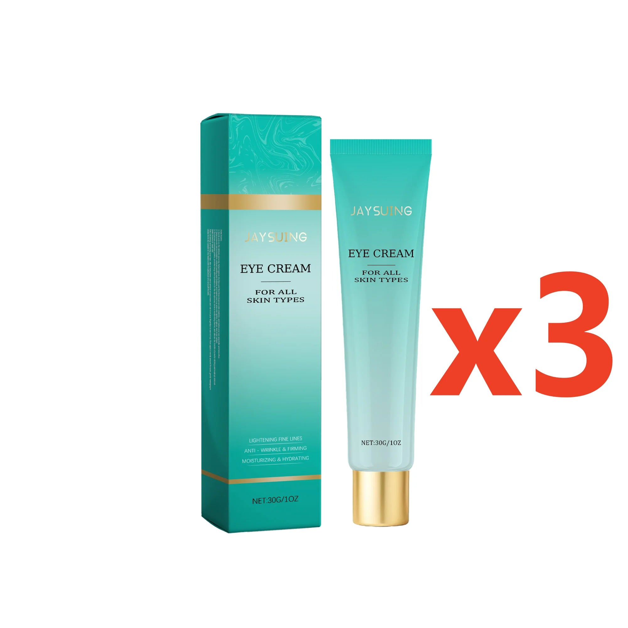 Jaysuing Anti-Aging Eye Cream – Dark Circles & Fine Lines 30g Anti-Aging Eye Cream Zpaxo 3x30g boxed 30g
