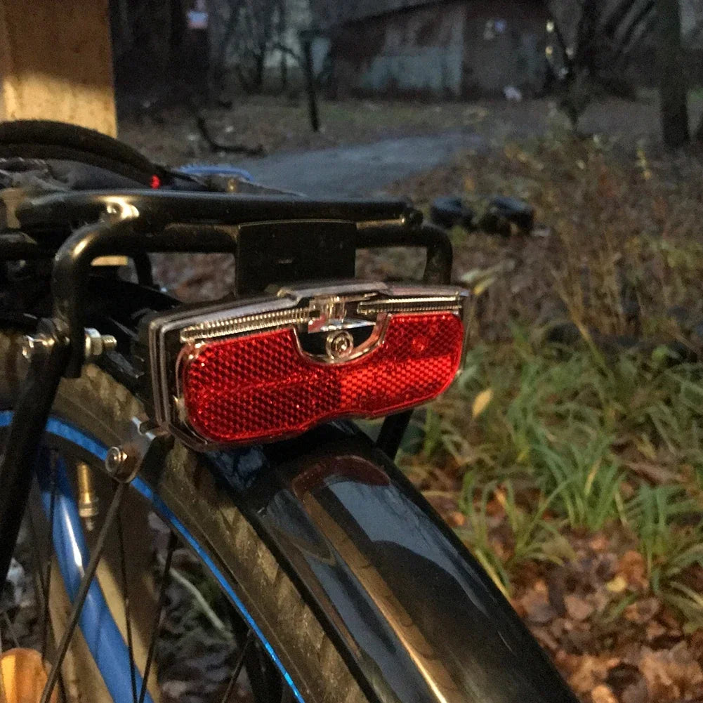 Bicycle Rear Seat Reflective Taillight Bike Luggage Rack Light LED Night Ridding Safety Warning Reflector Cycling Accessories Zpaxo