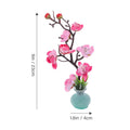 Vivid Simulated Plum Blossom Sushi Plate Flower Decor Artificial
