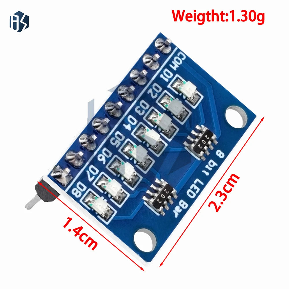 3-24V 8 Bit Blue/Red Common anode/cathode LED indicator Module Breadboard starter kit Board for MCU ARM 3d printer UN-O MEGA2560 Zpaxo