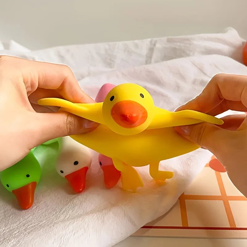Squishy Antistress Duck Fidgets Toys Cute Goose Animals Vent Toys for Kids Adults Decompression Stretch Toys Friends Best Gift Zpaxo