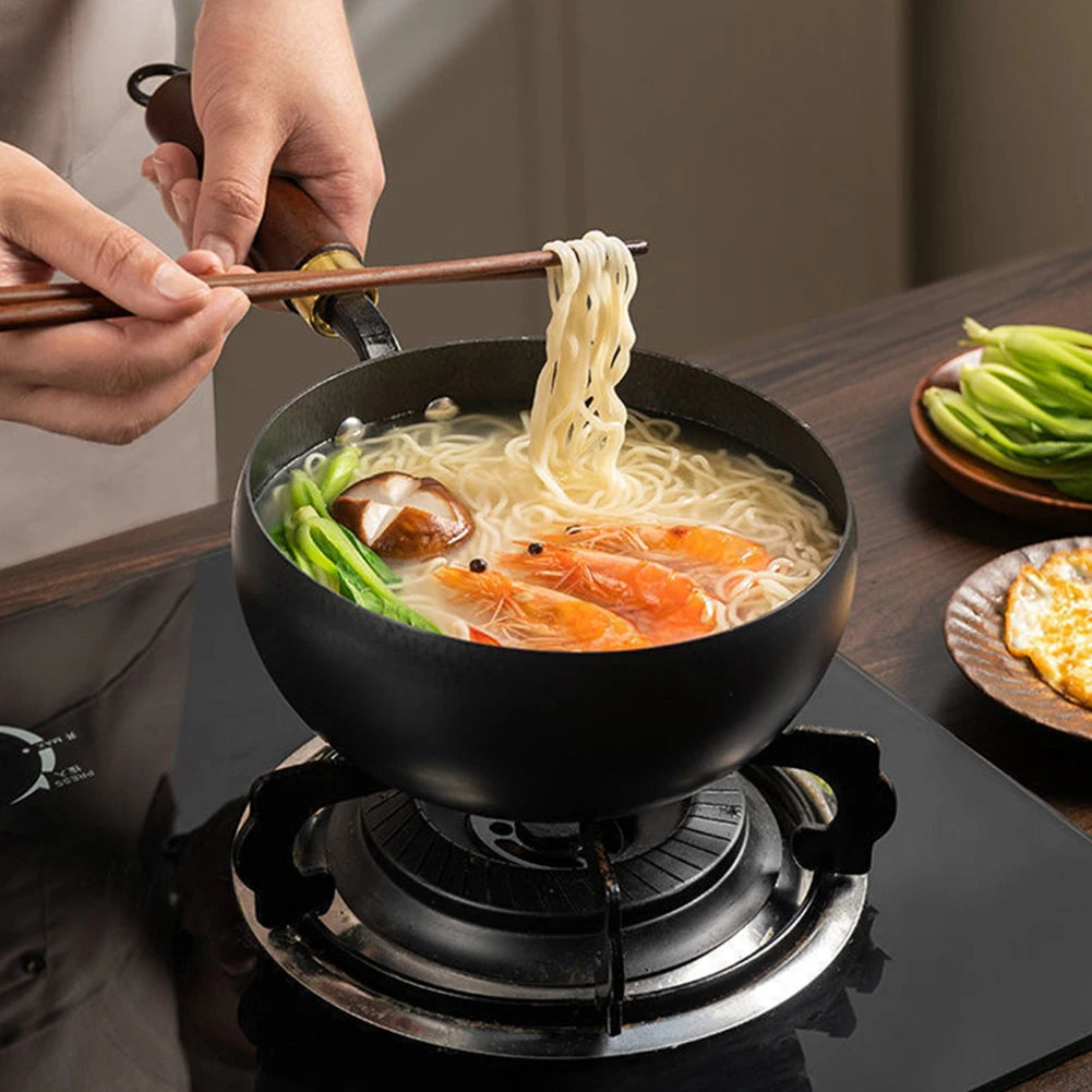 Handmade Forging Non-stick Pan 20 Household Stir Fry Stew Pot Flat