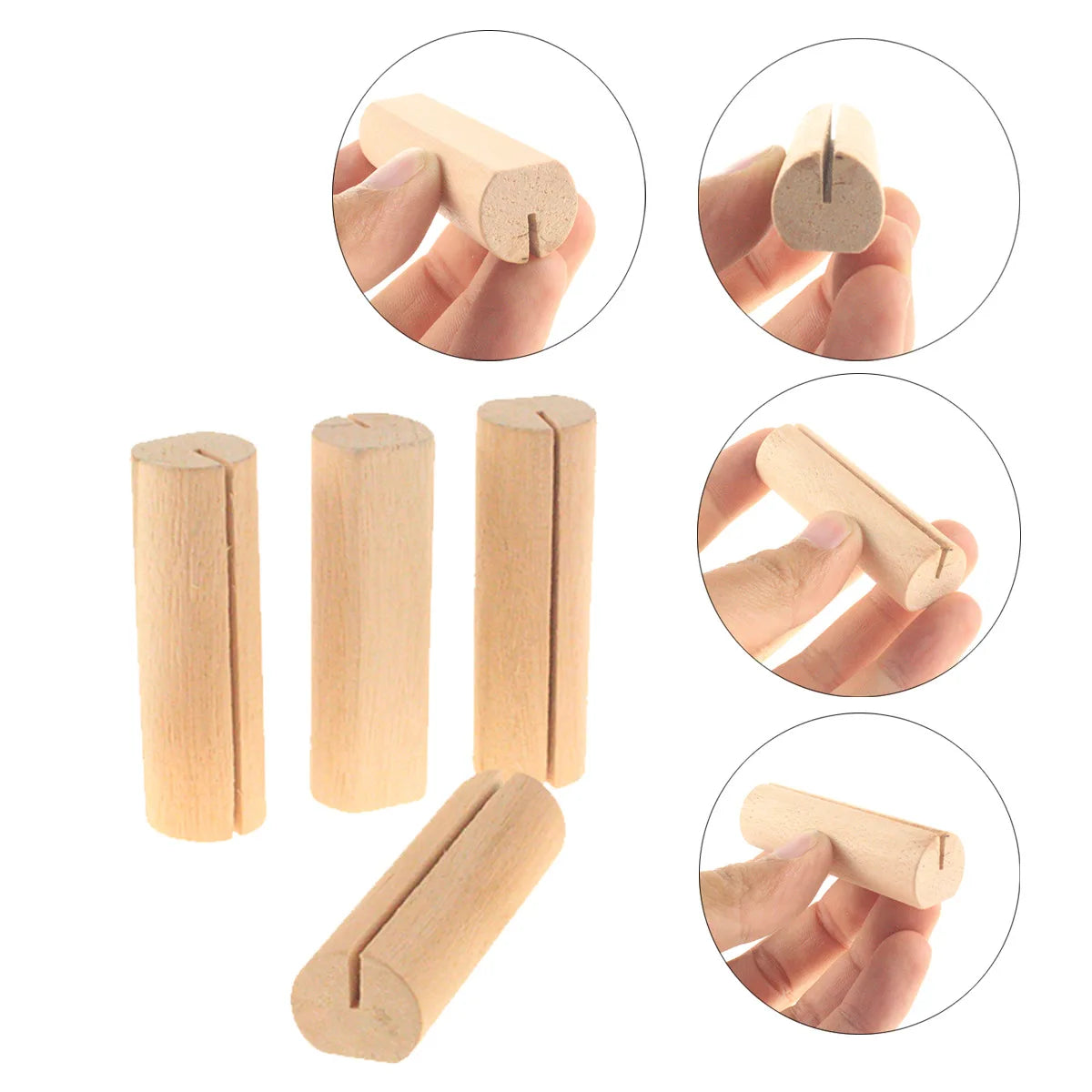 20 Wooden Table Number Stand Wedding Decoration Birthday Party Place