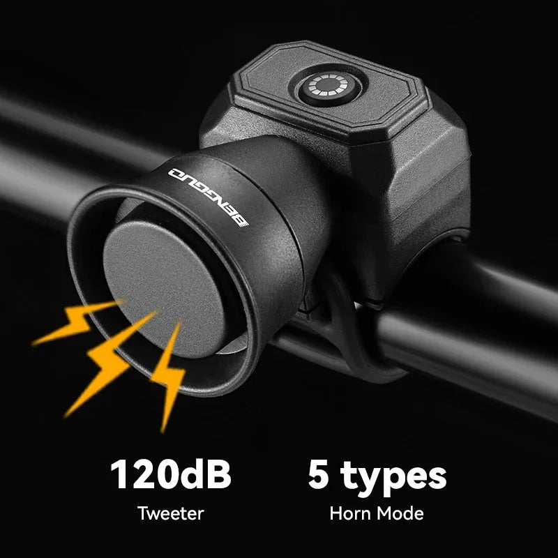 Mountain Bicycle Electronic Horn Bike Charging Waterproof Bell Riding