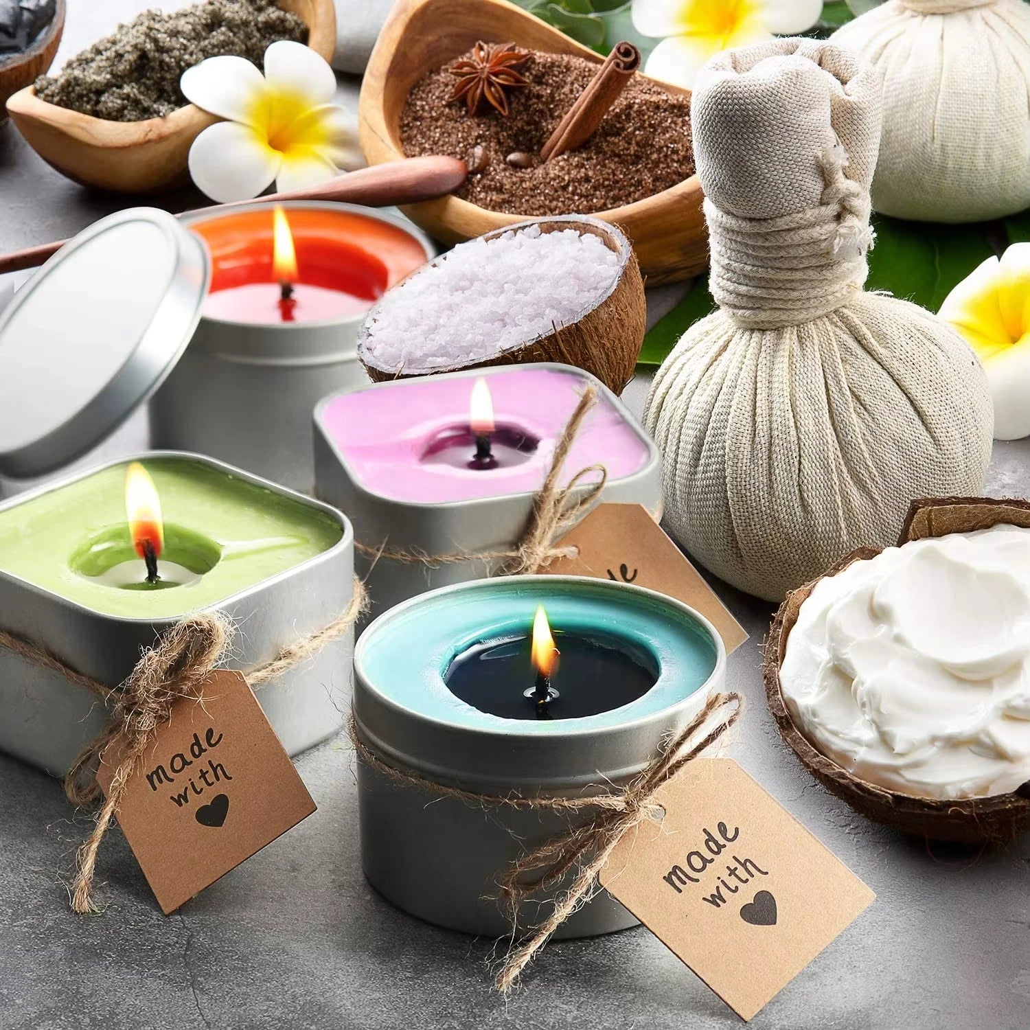 Natural Soy Wax Flakes for DIY Candle Making – 100g to 1kg Candle Making Wax Zpaxo