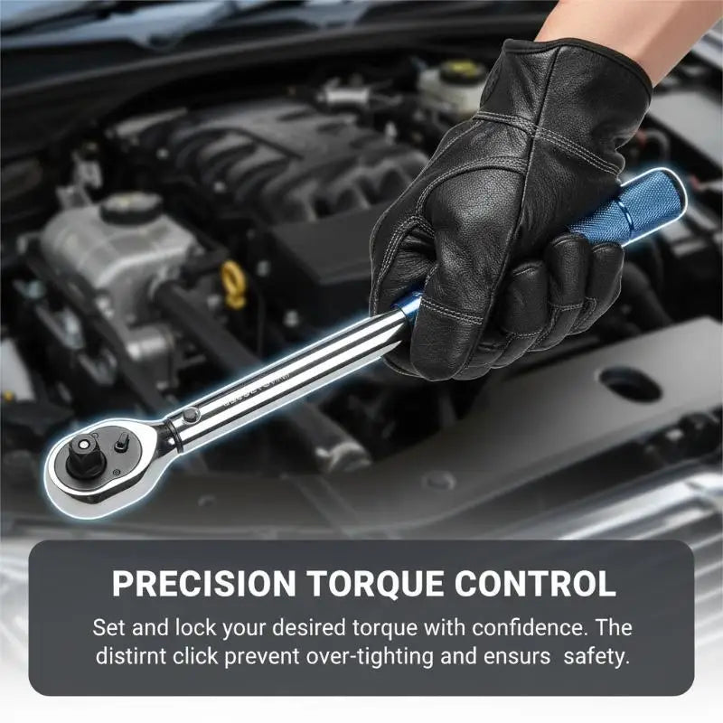 5-210Nm Torque Wrench 1/4" 3/8" 1/2" Drive – Swivel Head