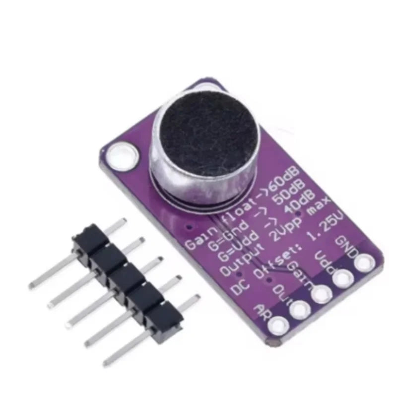 MAX9814 High Performance Microphone AGC Amplifier Module CMA-4544PF-W Zpaxo