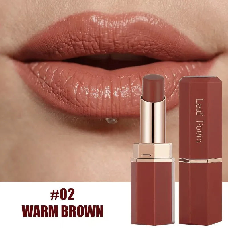 Matte Velvet Moisturizing Lipstick Silky Texture Lasting Easy To Apply Lip Sticks Sexy Red Solid Lip Gloss Makeup Gift for Women Zpaxo 02