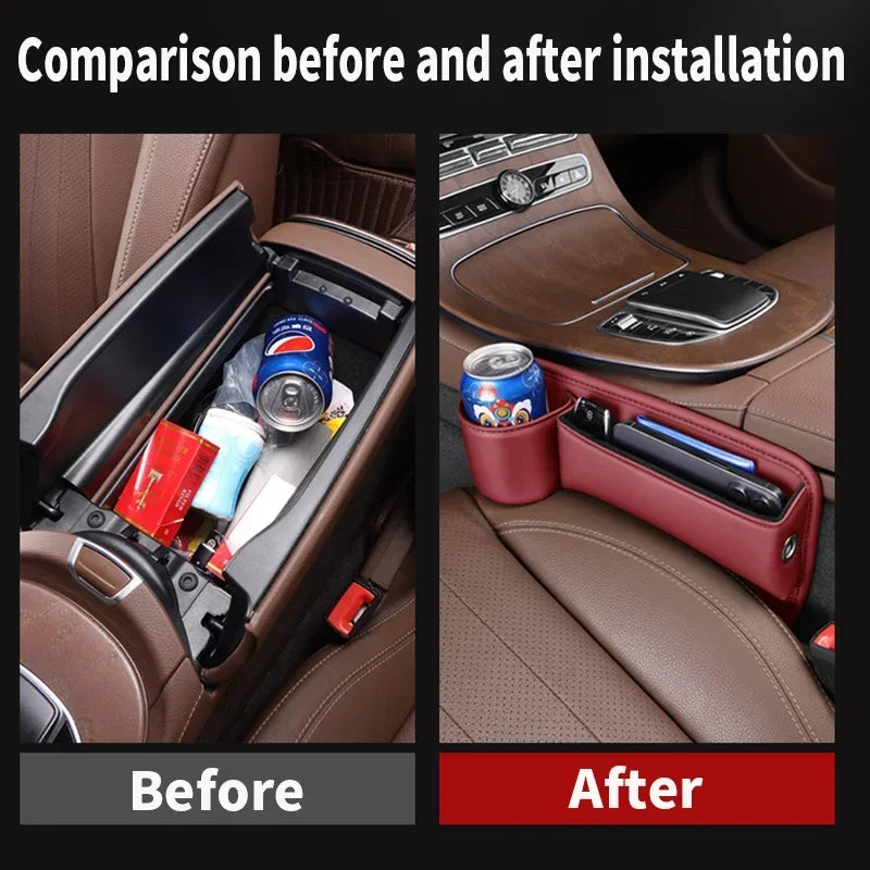 Car Seat Gap Organizer – Phone, Cup & Card Holder