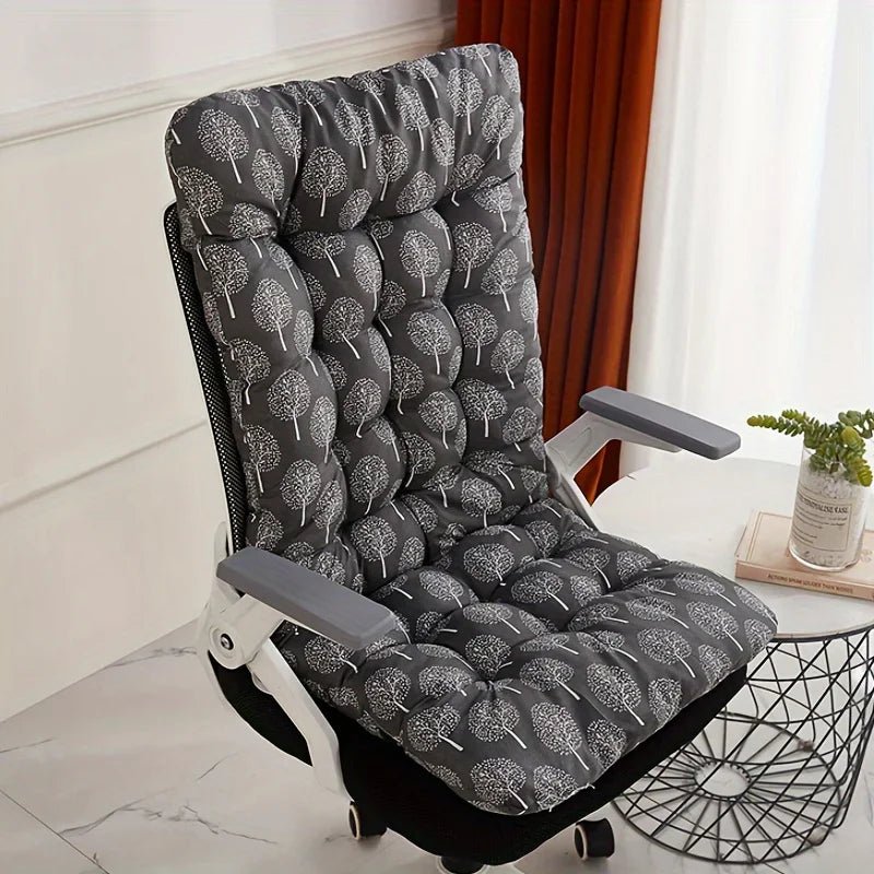 Ergonomic Chair Cushion with Backrest Support – Home & Car Seat Cushion Zpaxo Gray