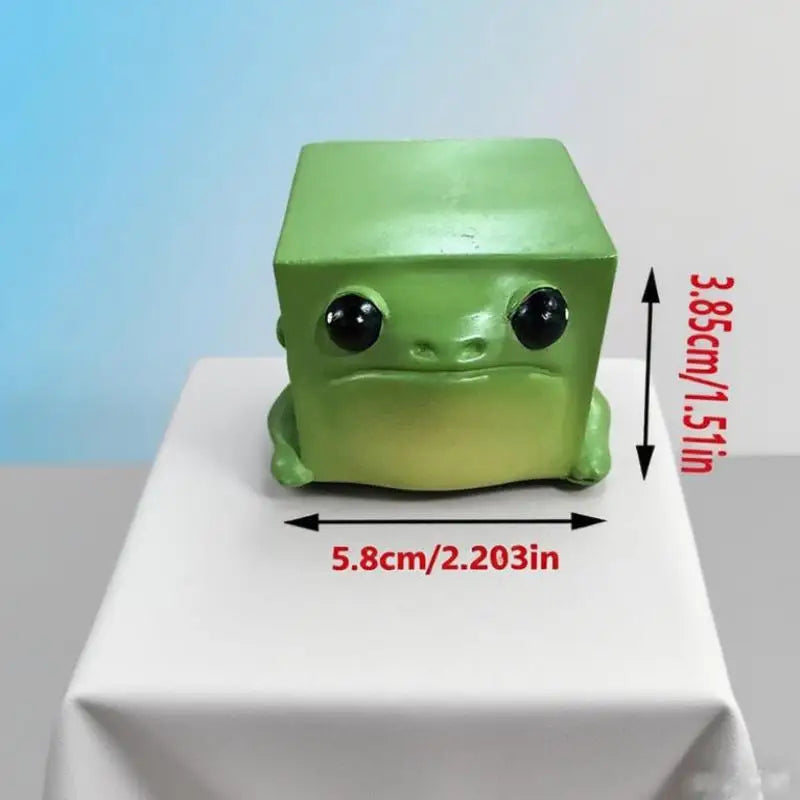 1Pcs Ugly Cute Frog Mini Statue Funny Crafts Frog Resin Figurine Garden & Home Decor Sculpture Home Office Ornament Unique Gift Zpaxo A