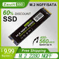 Z-suite Hot SSD M2 NGFF 2280 SATA3 M2 SSD 512GB 1TB Hard Disk SSD Computer Internal Hard Disk For Desktops Laptop SSD Hdd Drives Zpaxo 128 GB