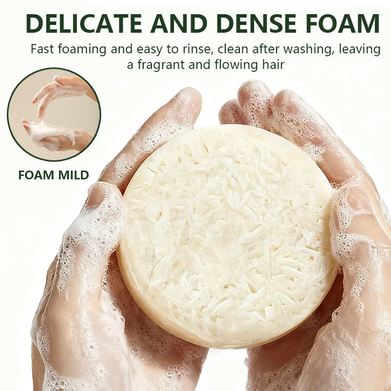 YUITIKUE Cypress Shampoo Bar – Ginseng & Rosemary for Shiny Hair Solid Shampoo Bar Zpaxo