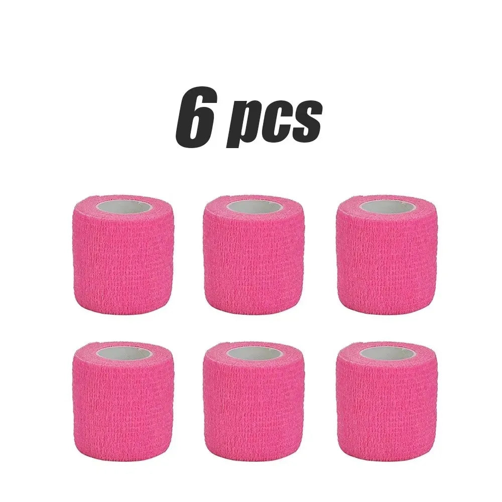6-Pack Self-Adhesive Elastic Bandage Wrap – Sport Cohesive Tape
