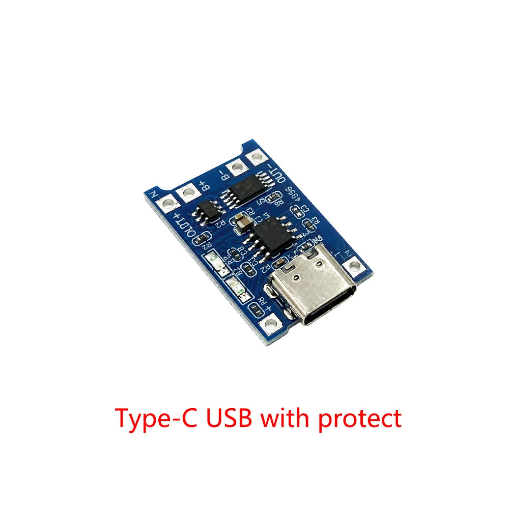 TP4056 5V 1A Type-c Mini USB Micro 18650 Lithium Battery Charger