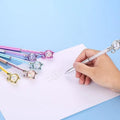 Brilliant Cartoon Cat Rhinestone Pens Ideal As School Supplies Office Zpaxo one size
