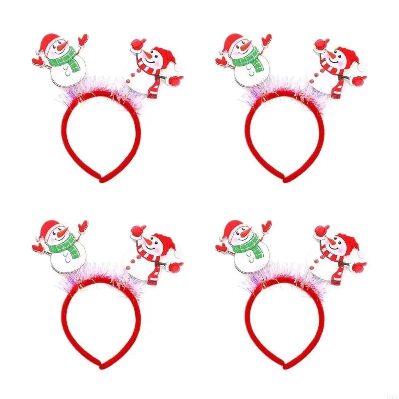 Christmas Party Headband Elastic Santa Snowman Deer Plastic Hair Zpaxo B China Mainland