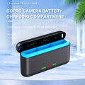 3 Slots Battery Charger with Smart Power Indicator Battery Storage Case Fast Charging Case Compatible for GoPro Hero 12/11/10/9 Zpaxo China Mainland