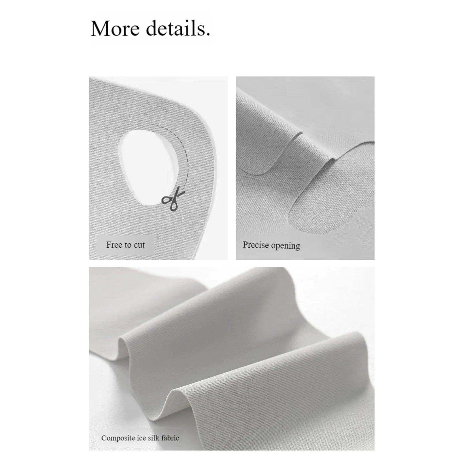 Full Facial Sunscreen Mask Lightweight UV Protection Ice Silk Zpaxo