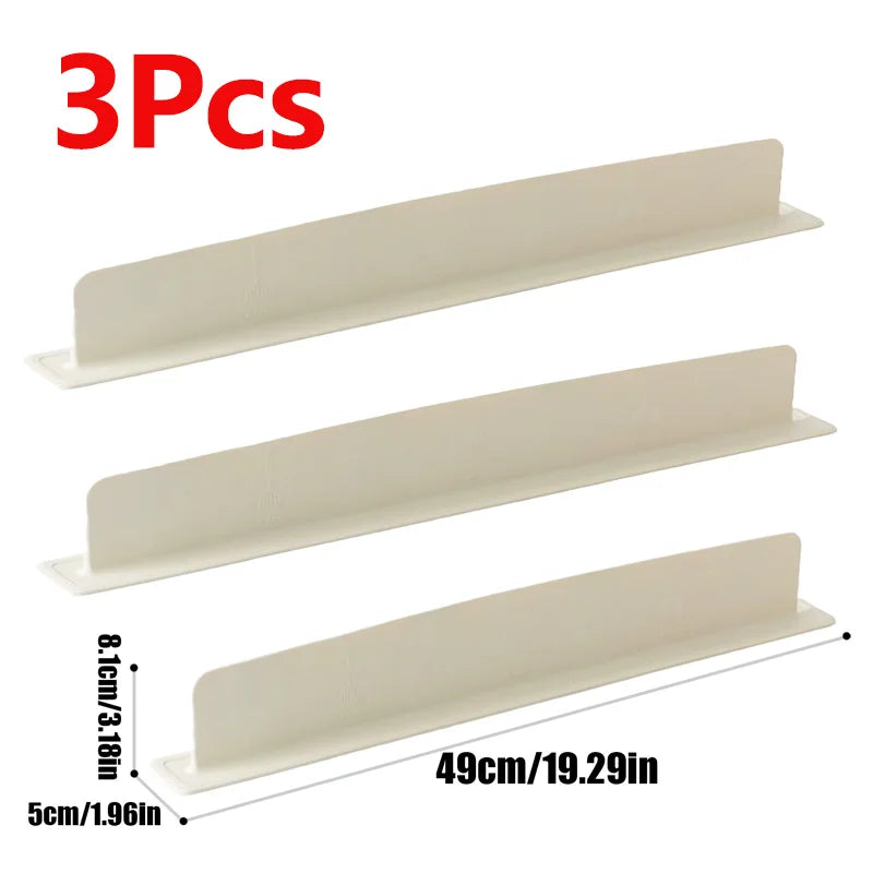 Silicone Sink Splash Guard – Kitchen & Bathroom Water Barrier Sink Splash Guard Zpaxo Beige 3PC