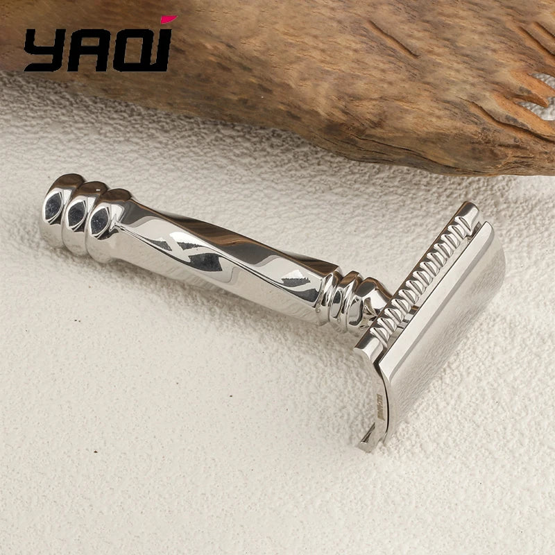 Yaqi Cerberus Stainless Steel Safety Razor | 0.65mm Blade Gap Safety Razor Zpaxo
