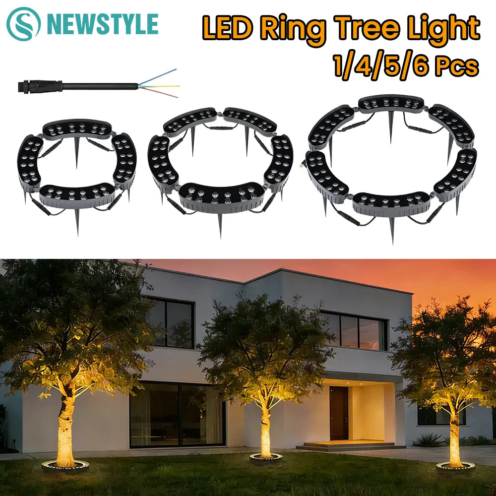 Outdoor LED Hugging Tree Lights IP65 Waterproof 220V Night Projection Spot Light for Home Decor Garden Park Yard Landscape Lamp Zpaxo