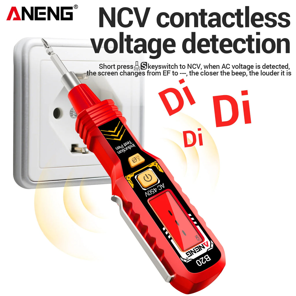 High-precision Induction Pen ANENG B20 30 1000V Sound Light Alarm