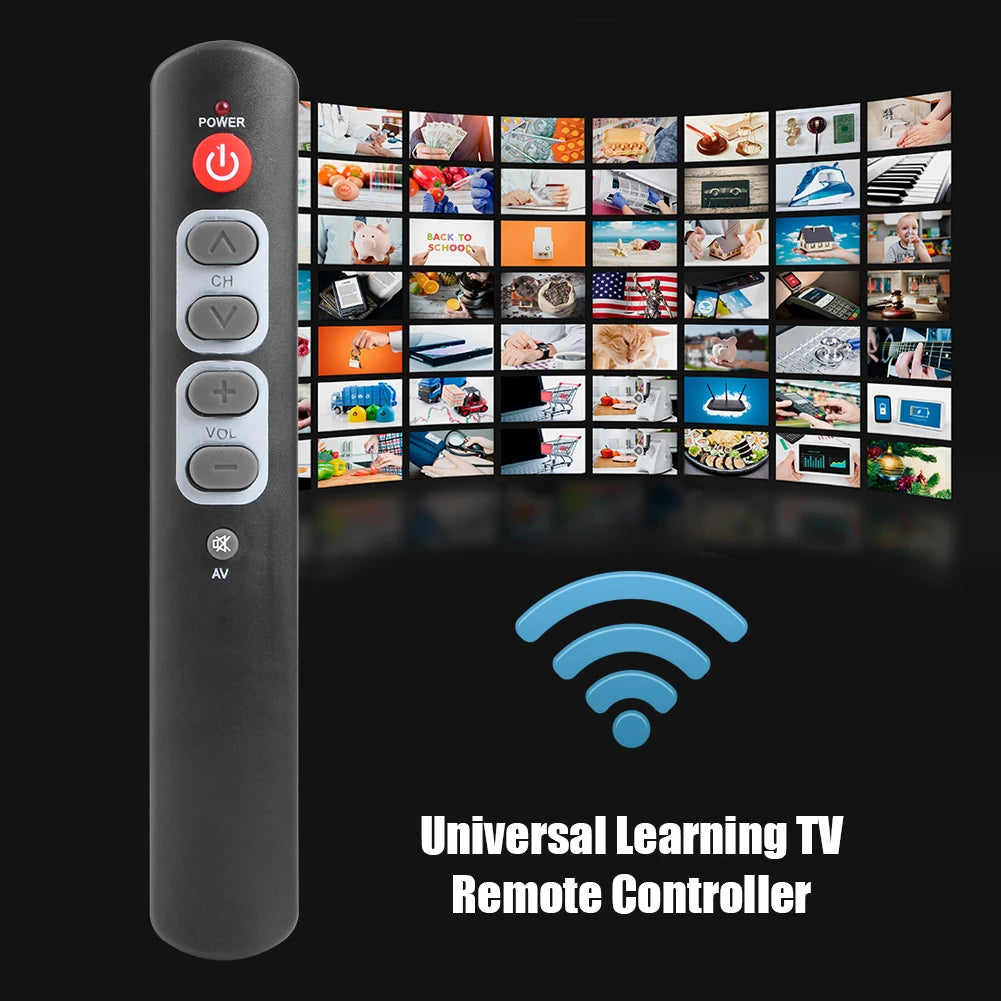 1/2pcs Copy IR Remote for Smart TV Box STB DVD DVB VCR Universal 6 Big Button Learning Remote Control Electronic Smart Home Acce Zpaxo
