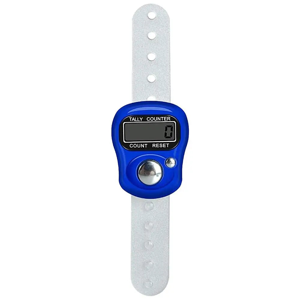 Electronic Digital LCD Finger Ring Tally Counter Mini Row Button Clicker Hand Held Counter Ring For Sewing Knitting Weave Tool Zpaxo Random Color