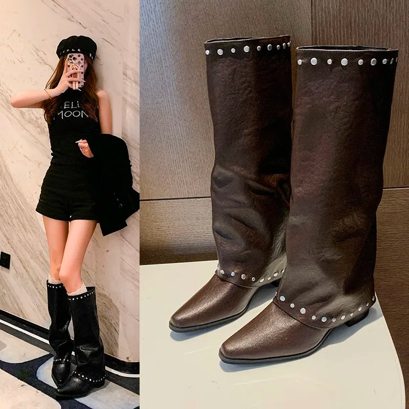 Luxury Women's Shoes Exquisite Rhinestone Ankle Boots Woman Fashion