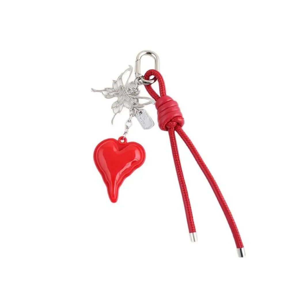 Butterfly Cartoon Girl Heart Keychain Anti-lost Bag Decoration Shaped Zpaxo
