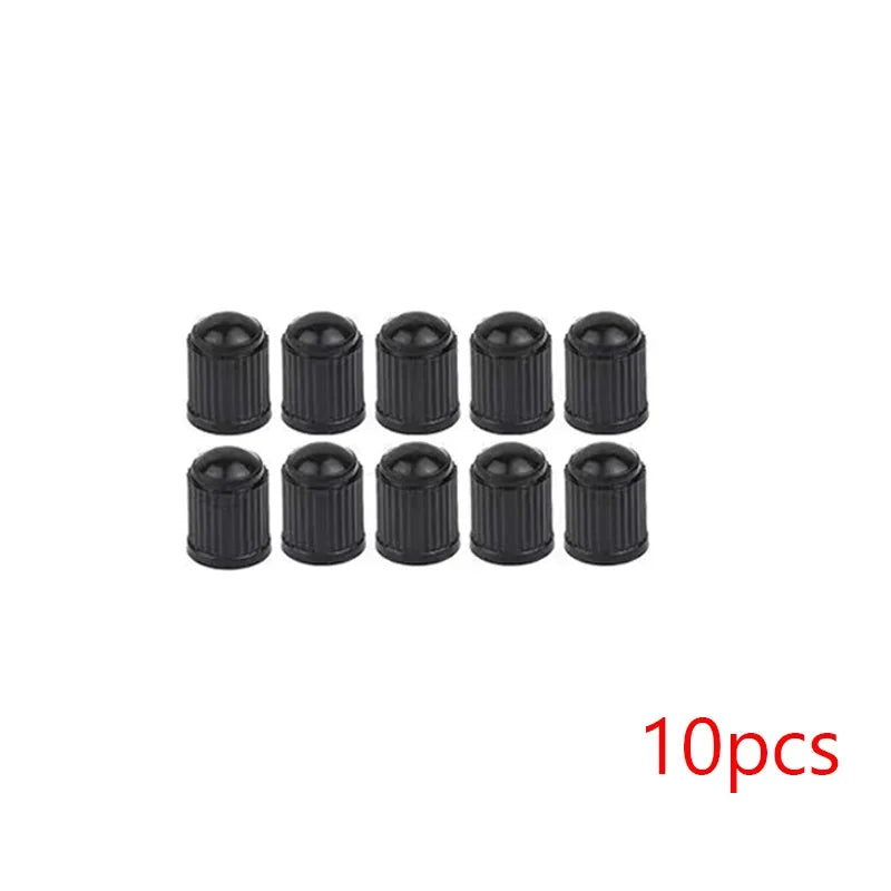 Plastic Tire Valve Dust Caps – 10–100 Pack | Schrader Valves