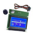 652F 3D Printer LCD Display Screen With Control Panel 12864 Resolution Blue Screen Zpaxo CN