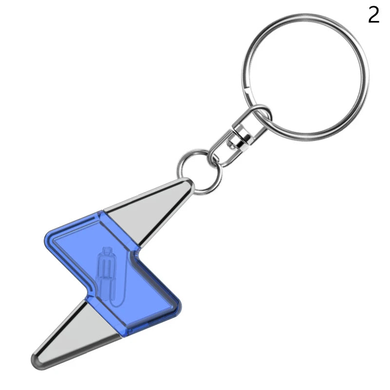 Anti-static Keychain Car Body Static Eliminator Discharger Antistatic Zpaxo lightning