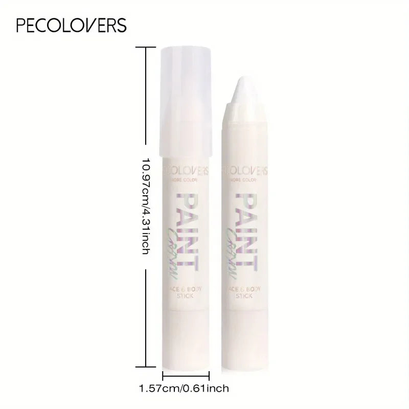 Face & Body Paint Sticks Body Paint Glow in The Dark Under UV Lights Face Painting Crayon Sticks Party Halloween Makeup Zpaxo