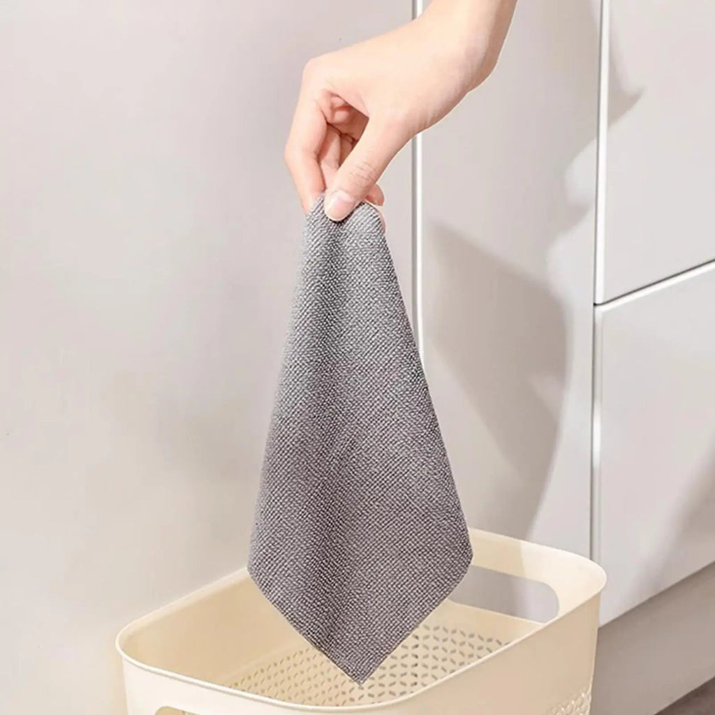 20-Pack Microfiber Cleaning Rags with Pull-Out Dispenser Box Microfiber Cleaning Rags Zpaxo