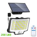 106LED Solar Security Lights Outdoor 3 Modes Waterproof Solar Motion Sensor Wall Light Solar Powered Flood Lamp Garage Garden Zpaxo 200LED 1PC