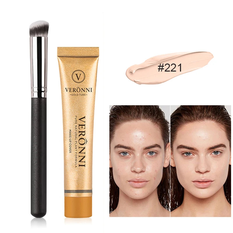 14 Liquid Concealer Foundation Moisturizing Long-lasting Lightweight Zpaxo 221